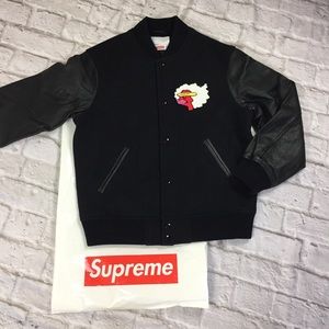 Supreme Gonz Ramm Varsity Jacket Black Sz M FW17